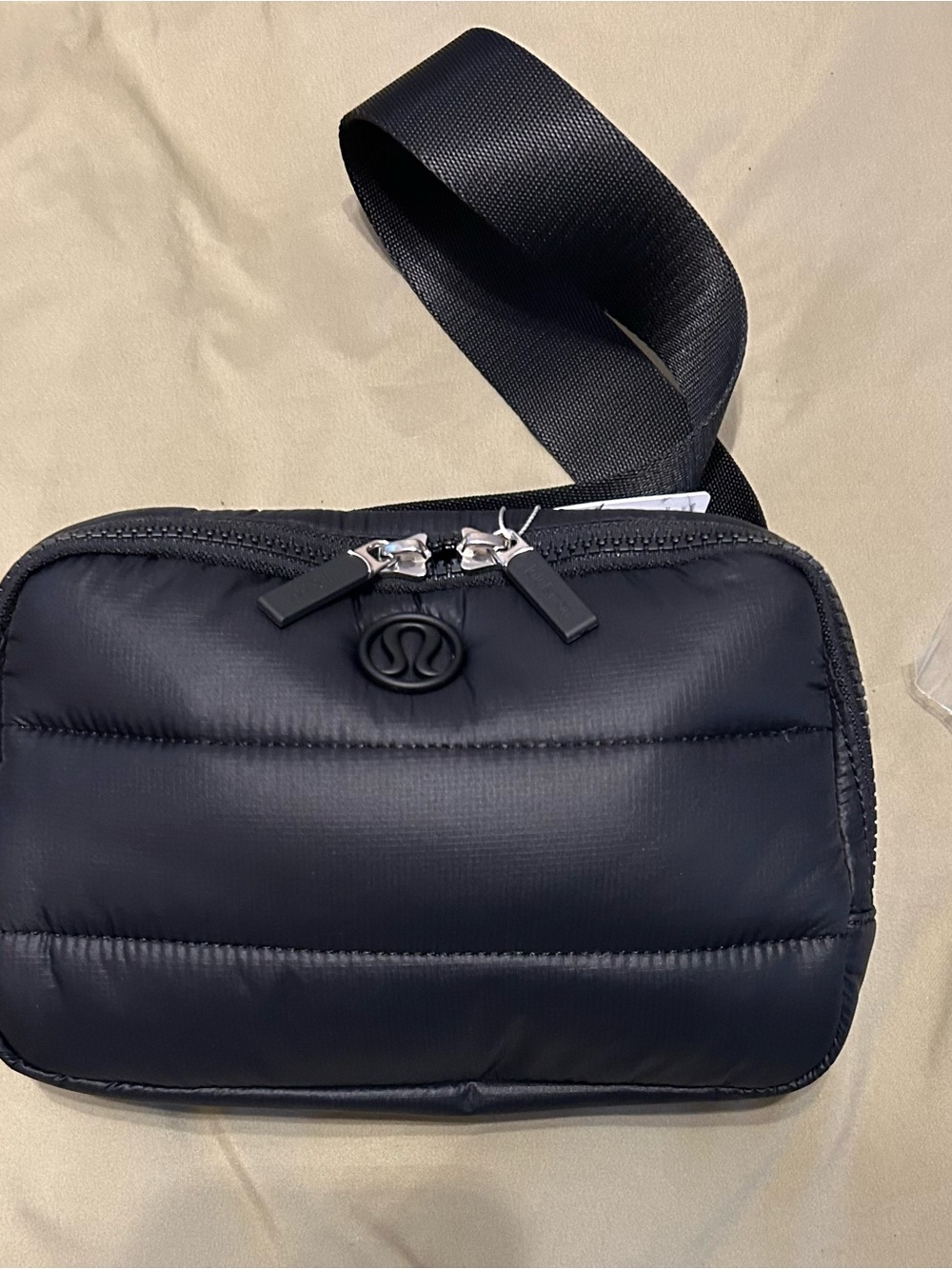 lululemon athletica Black Puffer belt Bag